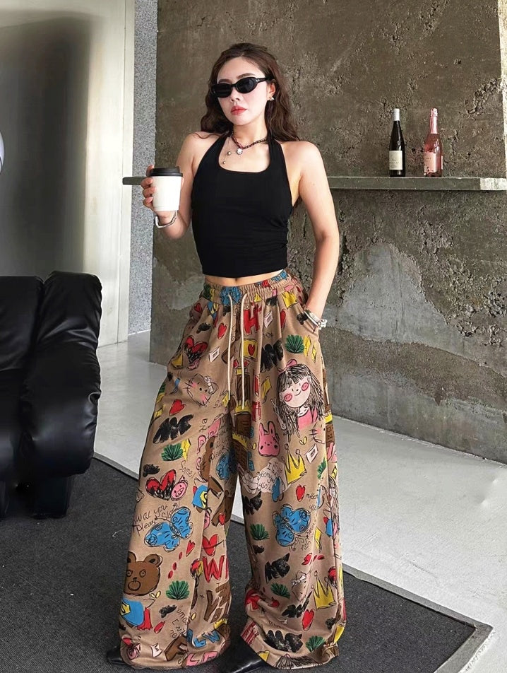 Street Art Oversize Pants
