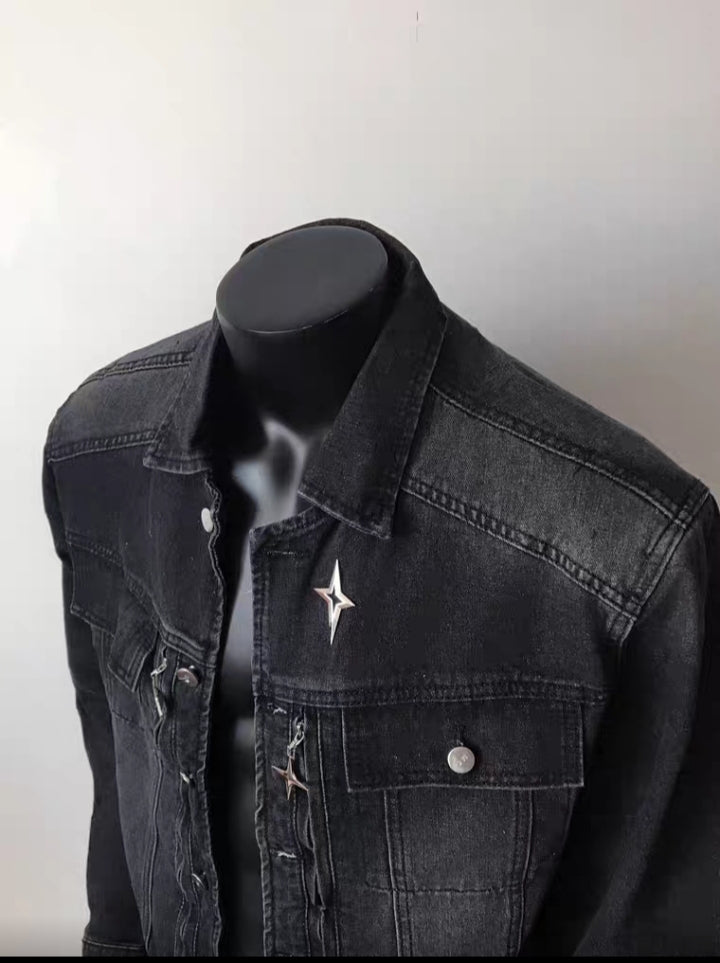 Classic Black Jeans Jacket – Streetwear Edition