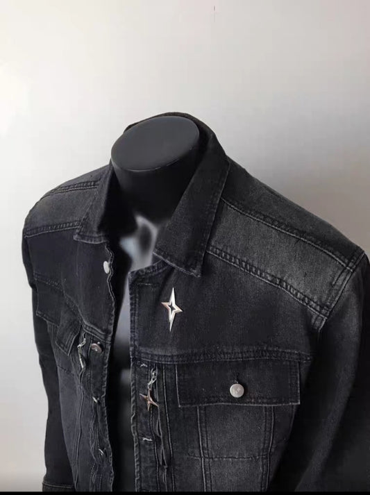 Classic Black Jeans Jacket – Streetwear Edition